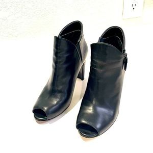 Stuart Weitzman Jump Open Toe Ankle Bootie
